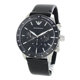 エンポリオアルマーニ 時計 メンズ 腕時計 アビエーター クロノグラフ ブラック レザー 革ベルト AR11243 ビジネス 男性 時計 誕生日 ギフト 内祝い 父の日 お祝い