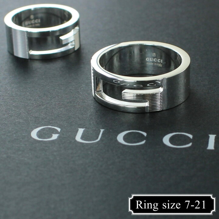 楽天市場】GUCCI グッチ ペアリング カップルリング 2点セット 