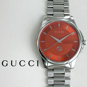 グッチ 腕時計 手表 収納ケース 付き メンズ レディース Gタイムレス オレンジ シルバー 男性 女性 旦那 妻 誕生日 記念日 プレゼント グッチ時計メンズ gucci 時計 クリスマスプレゼント ラン