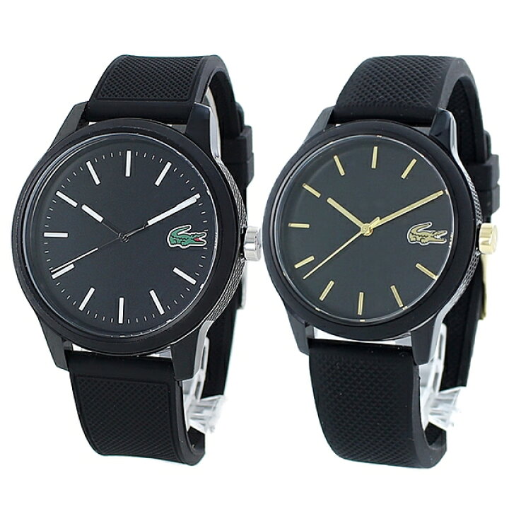 楽天市場】ラコステ 腕時計 手表 ペアウォッチ おそろい ブラック ペア  