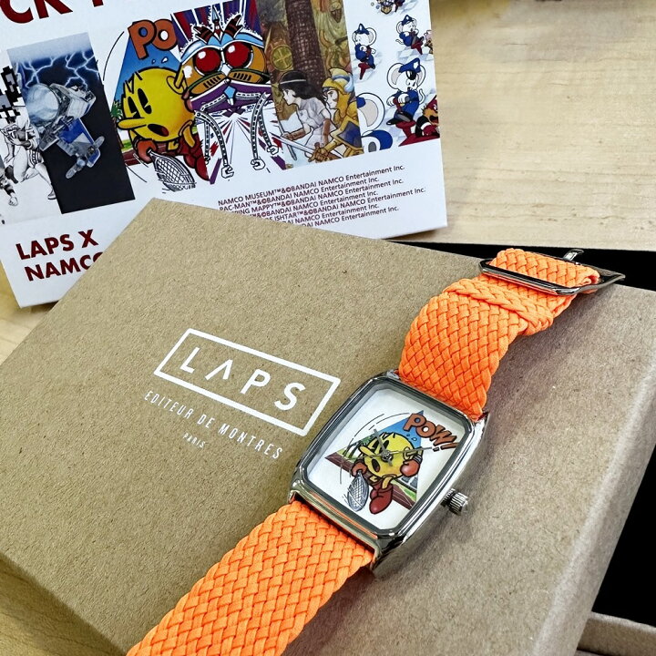 楽天市場】腕時計 限定モデル コラボ LAPS ナムコミュージアム メンズ 