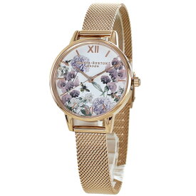 オリビアバートン 腕時計 レディース 電池式 ステンレス ブランド おしゃれ シンプル 花柄 女性 プレゼント 彼女 母 誕生日 記念日 ギフト 時計 内祝い 母の日 お祝い