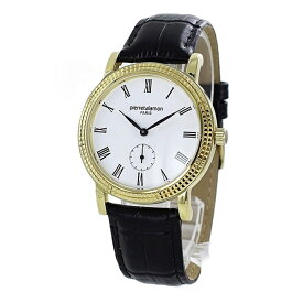ピエールタラモン 時計 メンズ 腕時計 スモールセコンド ローマインデックス ブラック クロコ レザー ゴールド PT-5100H-2 ビジネス 男性 誕生日 ギフト 内祝い 父の日 お祝い