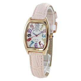 彼女が喜ぶプレゼント 誕生日 女性 レディース 腕時計 長方形 ピエールタラモン 本革レザー ピンク 時計 贈り物 キュービックジルコニア 内祝い 父の日 お祝い