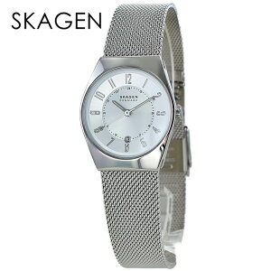 スカーゲン 腕時計 手表 レディース グレーネン リール シルバー メッシュベルト シンプル 可愛い お洒落 スリム 彼女 女性 妻 奥様 母親 記念日 プレゼント お返し 20代 30代 40代 ギフト 贈り