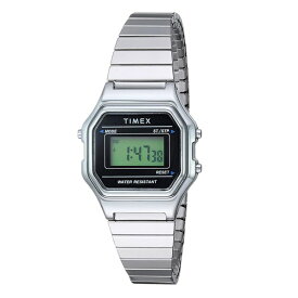 【国内正規品】タイメックス レディース 腕時計 クラシックデジタル ミニ レトロ 小さいサイズ 可愛い シルバー TW2T48200 誕生日 ギフト 内祝い 父の日 お祝い