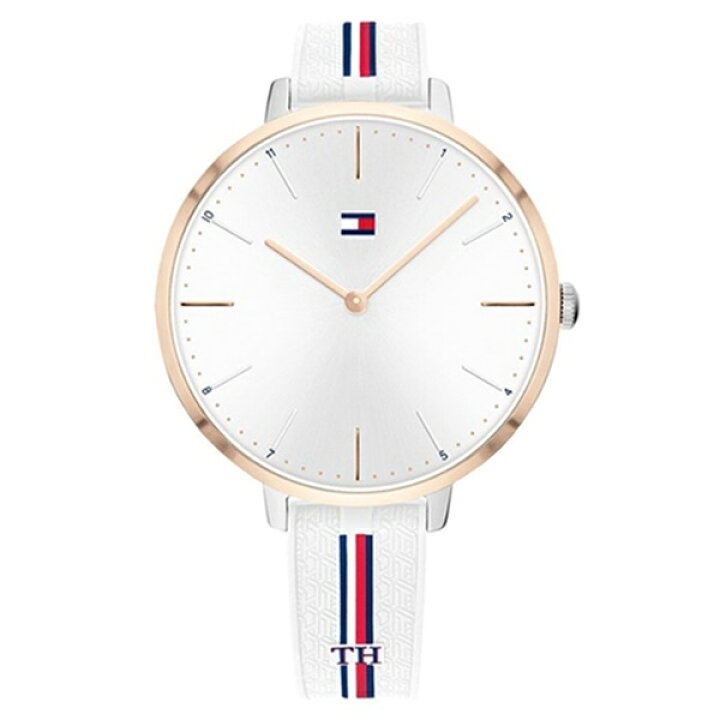 楽天市場 誕生日 記念日 サプライズ プレゼント ユニセックス 腕時計 細いベルト 細身ベルト トミーヒルフィガー 時計 メンズ レディース ボーイズサイズ ホワイト 白 ペアウォッチ 腕時計 ノップル