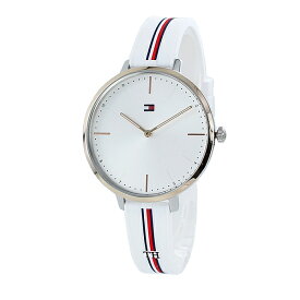 誕生日 サプライズ プレゼント ユニセックス 腕時計 細いベルト 細身ベルト トミーヒルフィガー 時計 メンズ レディース ボーイズサイズ ホワイト 白 卒業 入学 お祝い