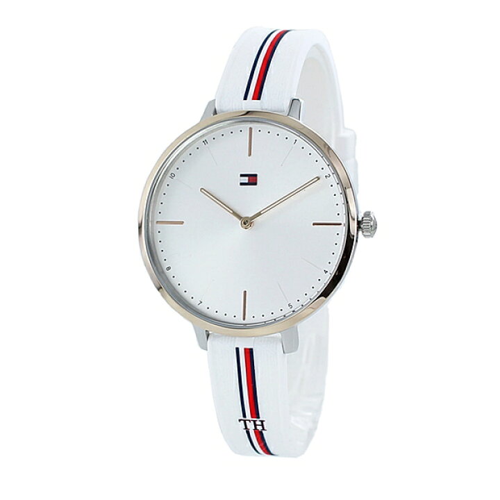 楽天市場 誕生日 記念日 サプライズ プレゼント ユニセックス 腕時計 細いベルト 細身ベルト トミーヒルフィガー 時計 メンズ レディース ボーイズサイズ ホワイト 白 ペアウォッチ 腕時計 ノップル