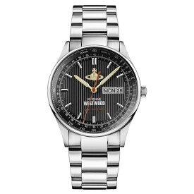 ヴィヴィアン ウエストウッド 時計 メンズ 腕時計 THE CRANBOURNE クランボーン デイデイト シルバー ステンレス VV207BKSL ビジネス 男性 時計 誕生日 ギフト 卒業 入学 お祝い