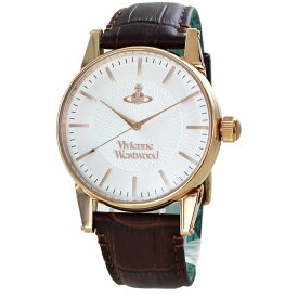 ヴィヴィアン ウエストウッド 腕時計 メンズ フィンズバリー ゴールド ブラウンレザー 革ベルト VV065RSBR ビジネス 男性 時計 誕生日 ギフト 内祝い 父の日 お祝い