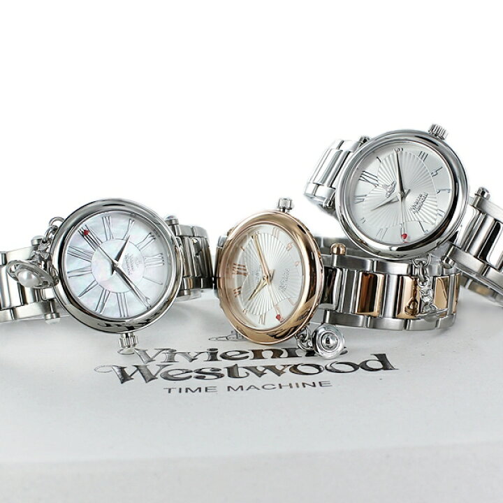 腕時計(アナログ) 美品 VV006 ヴィヴィアンウエストウッド 時計 オーブ チャーム