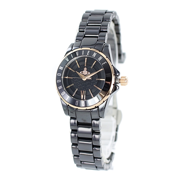 ヴィヴィアン ウエストウッド 時計 レディース 腕時計 タイムマシン セラミック ブラック VV088RSBK 時計 誕生日 お祝い ギフト 合格  入学 卒業 社会人 記念日 母の日 父の日 2022 | ペアウォッチ 腕時計 ノップル