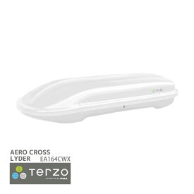 Terzo テルッツォ by PIAA ルーフボックス 270L エアロクロスライダー ホワイト 左開き エアロバー&スクエアバー対応モデル 安心のセーフティロック付 EA164CWX
