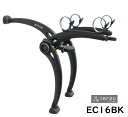 Terzo テルッツォ リア サイクルキャリア 2台積み EC16BK 自転車 キャリア 簡単脱着 車載 車に付ける MTB ロードバイ…