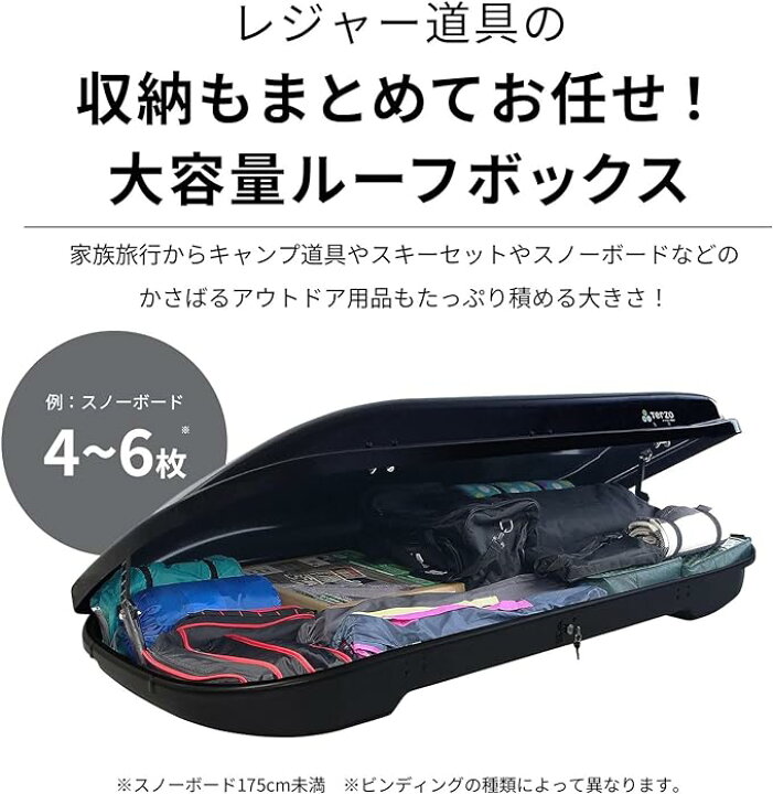 楽天市場】テルッツォ Terzo by PIAA ルーフボックス X6891 エアロ 