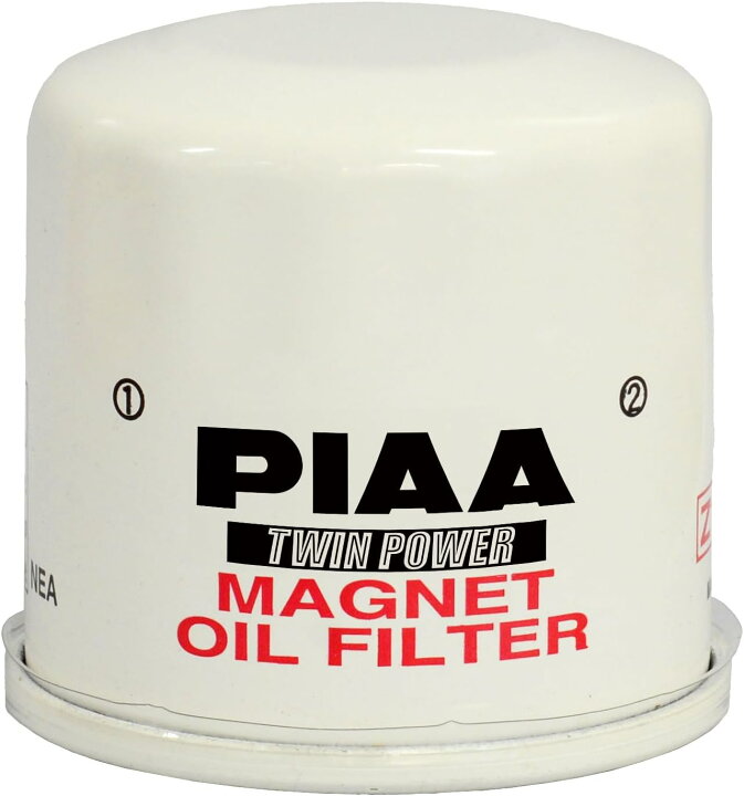 楽天市場】PIAA オイルフィルター ツインパワー+マグネット 1個入 