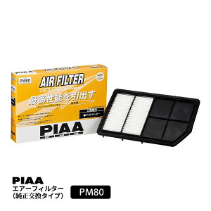 PIAA �G�A�[�t�B���^�[ �G�A�t�B���^�[ 1�� [�O�H�ԗp] �A�E�g�����_�[ �� PM80 �s�A