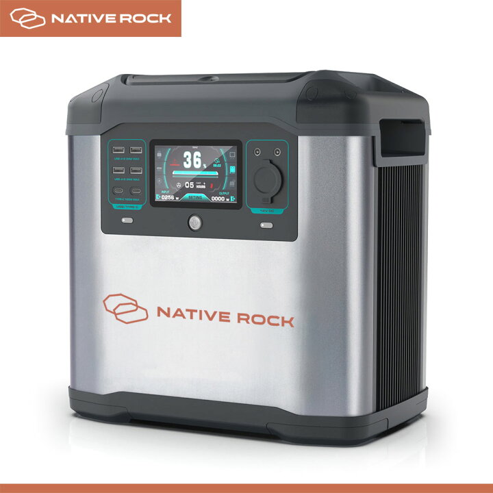 楽天市場】NativeRock ポータブル電源 NRP25 2200W 大容量 高出力 