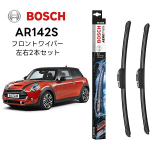 BOSCH ���C�p�[ AR142S BMW MINI �~�j F55�N�[�p�[S F56 �Ԏ��p�i �^�]�� ����� 2�{�Z�b�g 3397014142 U���t�b�N�Ή� �{�b�V�� �G�A���c�C�� ���C�p�[ AERO TWIN �t���b�g���C�p�[ �A���� ���C�p�[�u���[