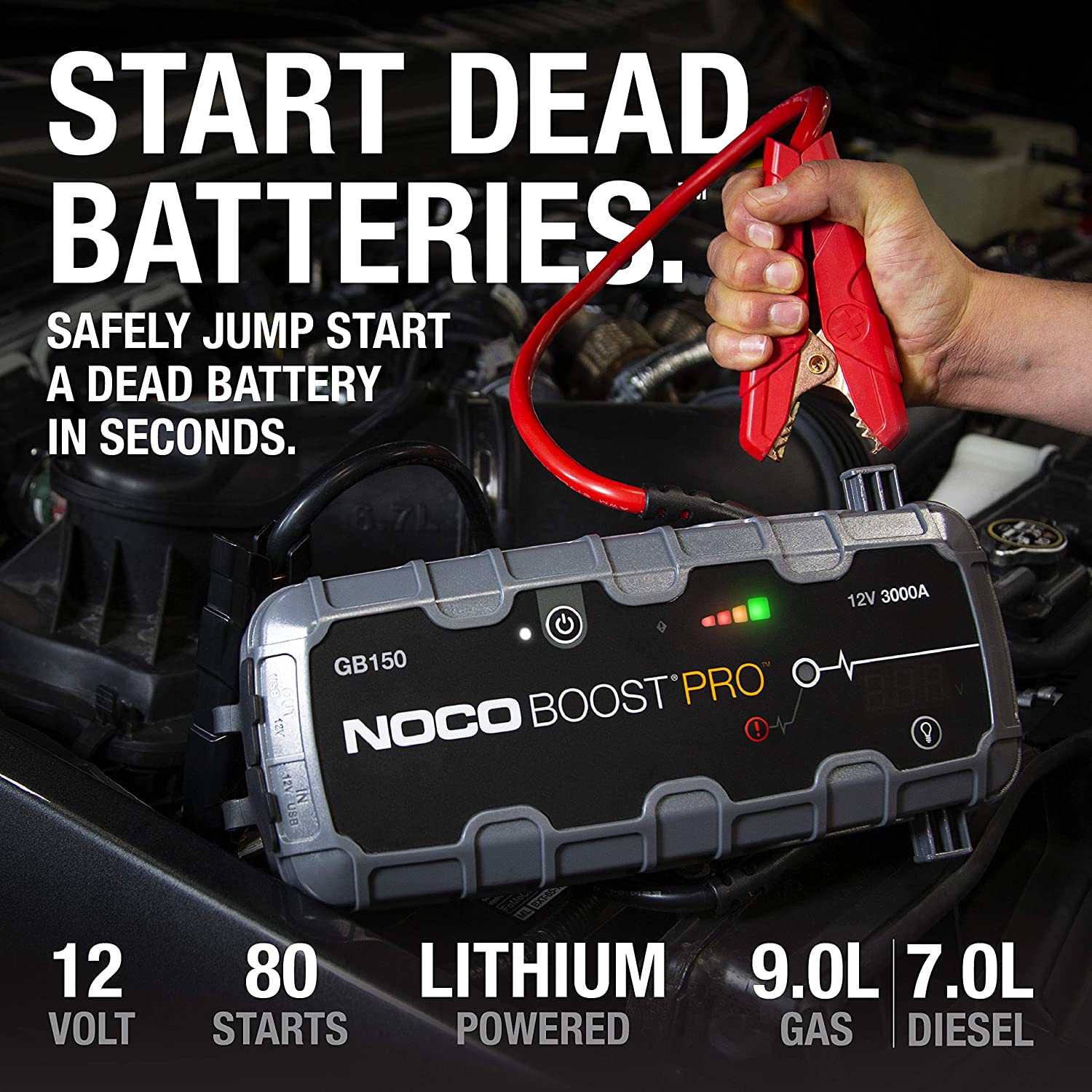 予約正規輸入品 NOCO ノコ リチウムイオンジャンプスターター GB150 バッテリー