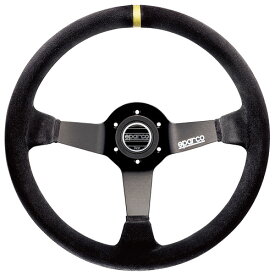 【4/20限定★抽選で2人に1人最大100%ポイントバック！要エントリー】SPARCO STEERING WHEEL R325 015R325CSN スパルコ ステアリングホイール スエードブラック