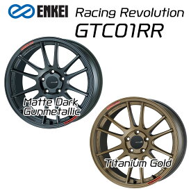 エンケイ ホイール レーシングレボリューション GTC01RR 18インチ 8.0J ENKEI Racing Revolution マット ダーク ガンメタリック チタニウム ゴールド 車 かっこいい