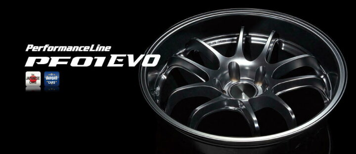 楽天市場】エンケイ PF01EVO PerformanceLine ホイール 18インチ 9.0J 