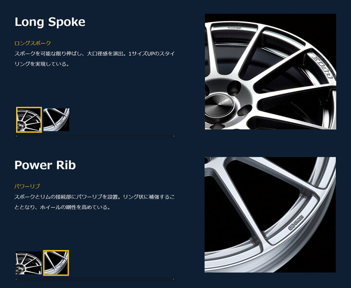 楽天市場】エンケイ ホイール パフォーマンスライン PF03 17インチ 7J 