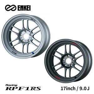 �G���P�C Racing RPF1RS �z�C�[�� 17�C���` 9.0J �C���Z�b�g+12 5H PCD114.3 �V���o�[ �}�b�g�_�[�N�K�����^���b�N �f�B�[�v���� �J�X�^�� �h���X�A�b�v ENKEI
