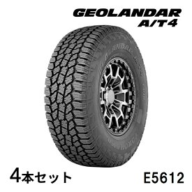 4本セット ヨコハマタイヤ GEOLANDAR A/T4 G018 E5612 LT245/75R17 121/118S 17インチ SUV用 ジオランダー オフロード マッド＆スノー ドレスアップ オールテレーン YOKOHAMA TIRE