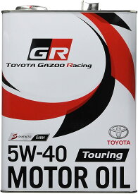 トヨタ 純正オイル GR Touring 5W-40 4L TOYOTA Gazoo Racing 品番 08880-13005 モーターオイル GR MOTOR OIL エンジンオイル