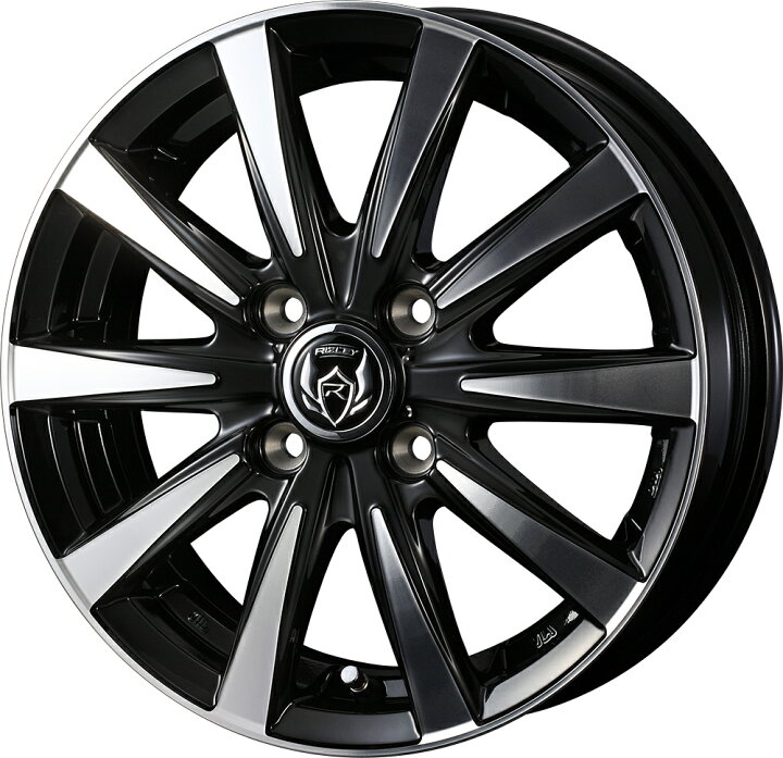 楽天市場】WEDS ホイール RIZLEY DI 14インチ 4.5J インセット45 4穴 