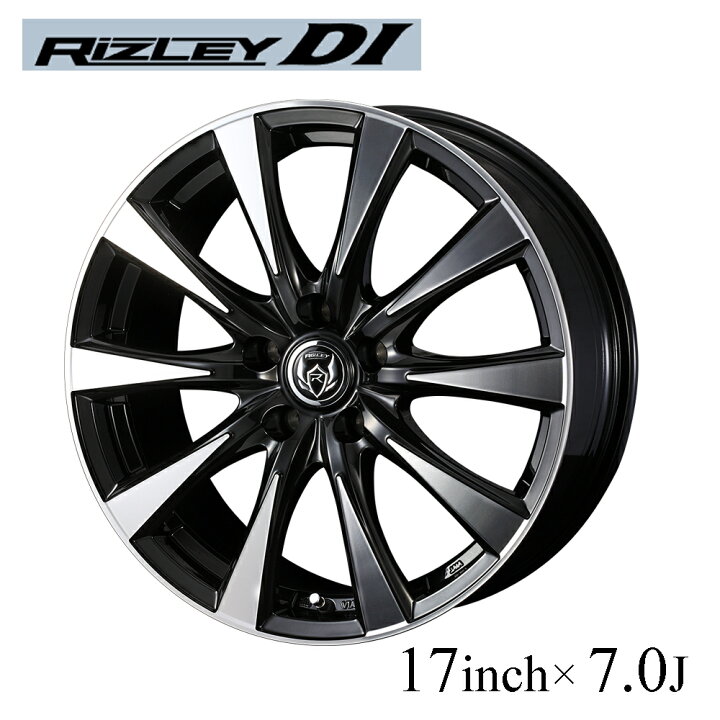 楽天市場】WEDS ホイール RIZLEY DI 17インチ 7.0J インセット40 48 5  