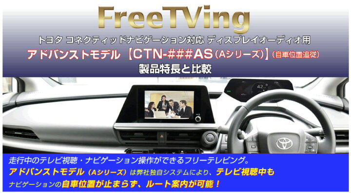 楽天市場】CTN-111AST フリーテレビング ステアリングスイッチ切替 