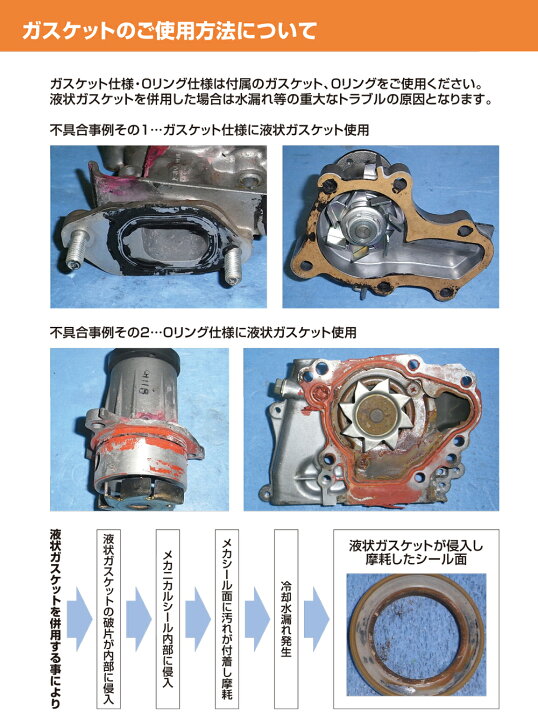 楽天市場】AISIN アイシン ウォーターポンプ WPH-057 Oリング付 純正 