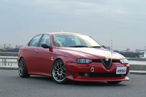 【受注生産品】Cuore フロントハーフスポイラー 156 ASSO アッソ AlfaRomeo アルファロメオ エアロパーツ カスタムパーツ ドレスアップアイテム CU-AP-009