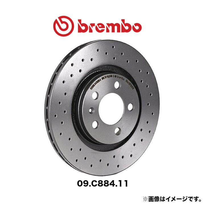 楽天市場】09.C884.11 brembo ブレンボ ブレーキディスク リア 左右 