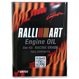 FORTEC(フォルテック)【SAE/5w-45】RALLY ART Engine Oil (ラリーアートエンジンオイル)RACING GRADE(完全合成油)4L