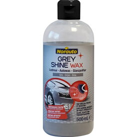 Norauto グレーシャインワックス　500ml　カーワックス　ポリッシャー　車用　WAX　灰色