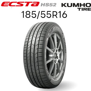 �N���z �n�C�o�����X�^�C�� 185/55R16 �G�N�X�^�E�G�C�`�G�X �S�W���[�j ECSTA HS52 KUMHO | �E�F�b�g���h���C ������ �ϖ��Ր��\ �O�b�h�f�U�C���� �^�C�� 16�C���`