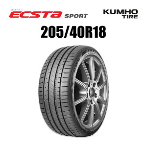 KUMHO ECSTA SPORT PS72 205/40R18 2362833 EV�Ή� �v���~�A���X�|�[�c�^�C�� 1�{ | 4�{�������� �N���z �G�N�X�^�E�X�|�[�c �G�X PS71 �s�[�G�X �G�N�X�^�V���[�Y �t���b�O�V�b�v�^�C�� ��p�i �d�C������ 