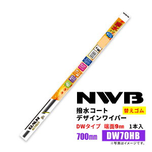 NWB �����R�[�g�f�U�C�����C�p�[ �ւ��S�� DW70HB 700mm 1�{�� �J�p���C�p�[ DW�^�C�v �[��9mm