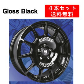 SPARCO Terra (スパルコ テラ) アルミホイール 4本セット 16インチ　7x16J インチ 4/5穴　イタリア製 スパルコホイール テラ　ホワイト / グロスブラック　White / GlossBlack 送料無料 ホイール カー用品 スポーティー ドレスアップ カスタム カスタマイズ