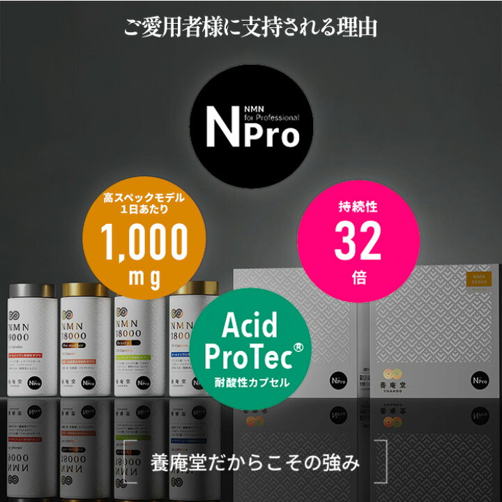 楽天市場】【公式】阿部養庵堂薬品 養庵堂 NMN 30000（NMN総量 30,000 
