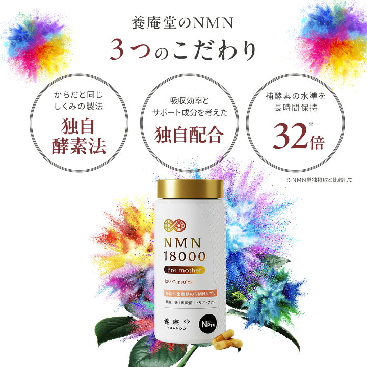 楽天市場】【公式】阿部養庵堂薬品 養庵堂 NMN 18000 Pre-mother（NMN 