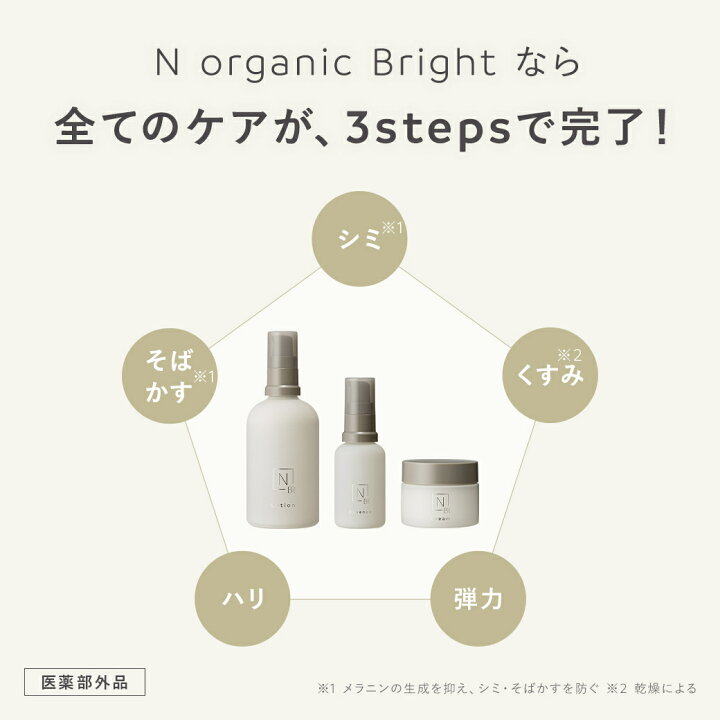 楽天市場】白のNオーガニック【公式】 N organic Bright ローション  