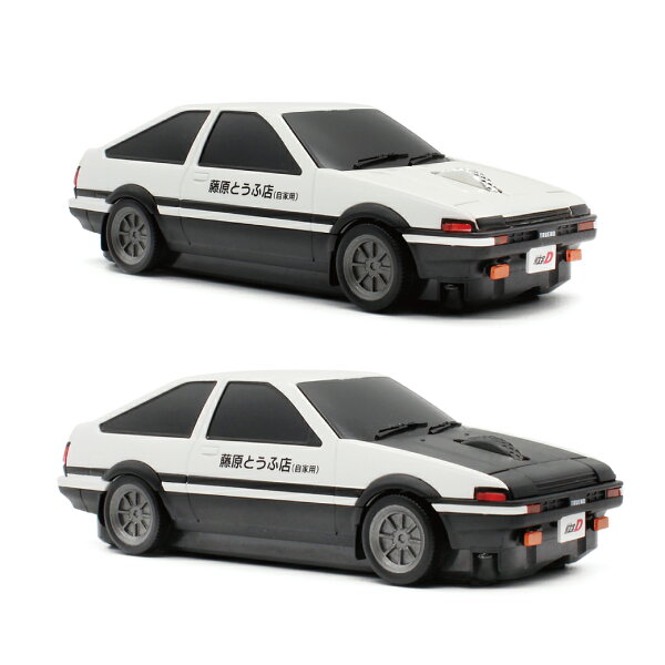 【3月中旬入荷予定】無線マウス トヨタ AE86 『頭文字D』藤原とうふ店(自家用)仕様 Bluetooth対応 スプリンタートレノ イニD Toyota後期版