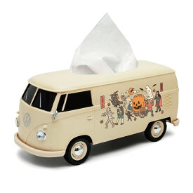 フォルクスワーゲン T1バス ティッシュケース 秋 ハロウィン Volkswagen ケースプラス ティッシュカバー ボックス 車型