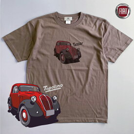 【順次発送】Tシャツ FIAT 2301FT01-54 フィアット 500(1936) トッポリーノ 綿100％ 6.2オンス (コーマ糸)【お届け日指定不可】